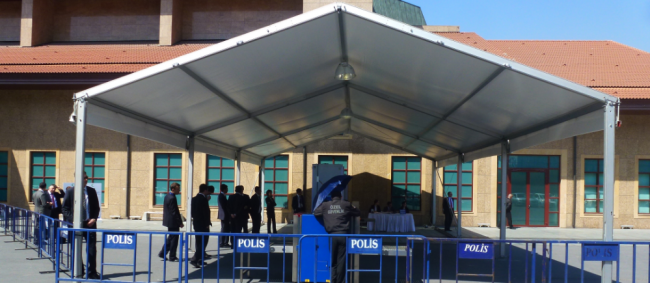 HALİÇ KONGRE MERKEZİ X-RAY GÜVENLİK ÇADIRI