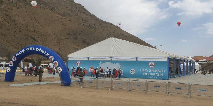 KAPIKÖY GÜMRÜK KAPISI TEMEL ATMA TÖRENİ