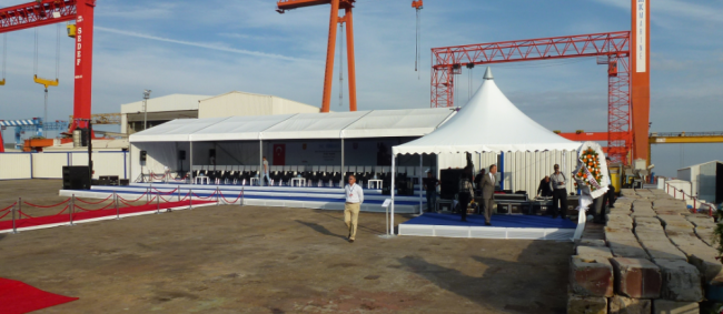 RMK TUZLA GEMİ İNDİRME TÖRENİ