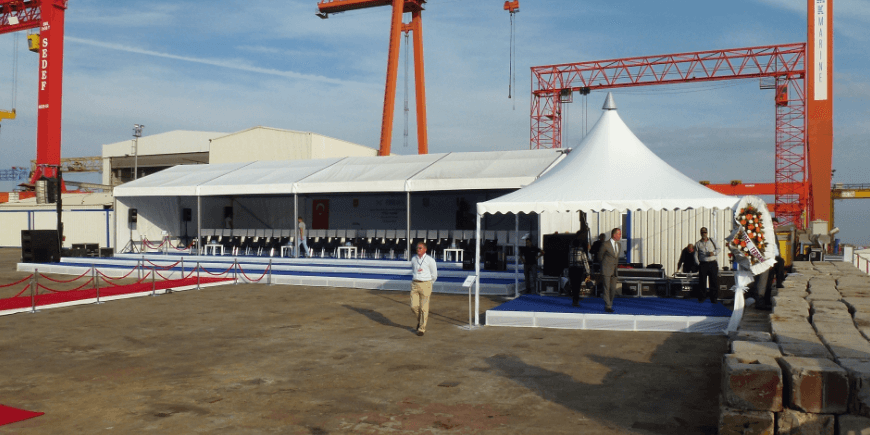 RMK TUZLA GEMİ İNDİRME TÖRENİ