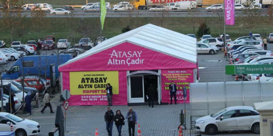 VİAPORT AVM’DE ATASAY’IN ALTIN ÇADIRI