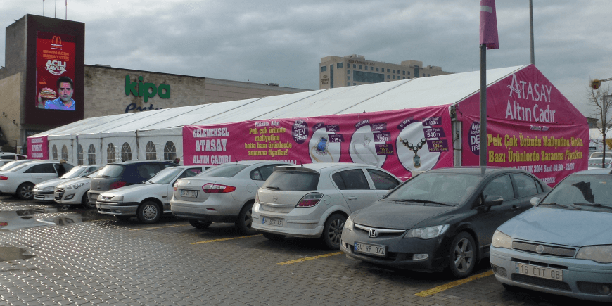 VİAPORT’TA ATASAY’IN ALTIN ÇADIRI